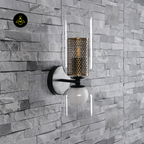 Black Globe Glass Wall Lamp – Indoor Wall Light Fixture | Jagmag Lights