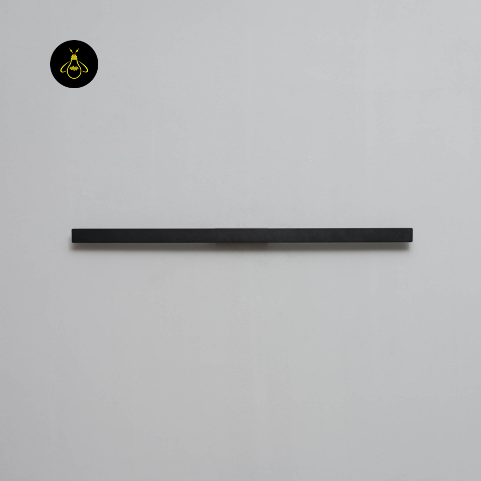 Ultra-Minimalist LED Wall Lamp – Black Slim Bar IP65 | LED Wall Light for Bathrooms & Corridors | Jagmag Lights