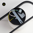 Vintage Ribbed Glass Wall Light – Oval Frame | Wall Light for Living & Bedroom | Jagmag Lights