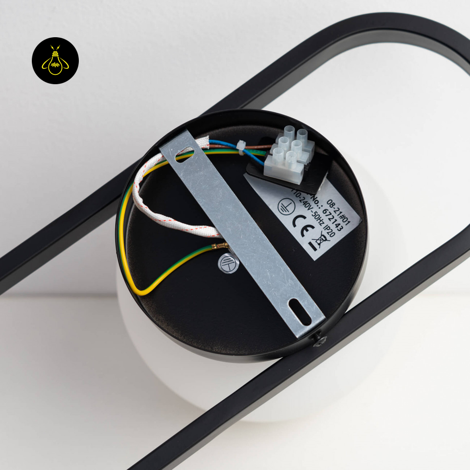 Vintage Ribbed Glass Wall Light – Oval Frame | Wall Light for Living & Bedroom | Jagmag Lights