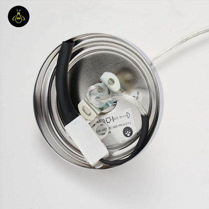 Crystal Glass Pendant Light – Trapezoid Design With Silver Finish | Elegant Hanging Light for Living Room, Dining, Bedroom | Jagmag Lights