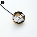 Glass Suspension Ball Pendant – Ribbed Smoked Finish | Decorative Pendant for Living & Dining Rooms | Jagmag Lights