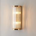 Half‑Cylindrical Ribbed Glass Wall Light – Transparent Pendants | Ribbed Glass Wall Light for Living & Bedroom | Jagmag Lights