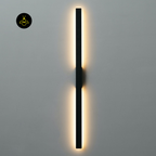Ultra-Minimalist LED Wall Lamp – Black Slim Bar IP65 | LED Wall Light for Bathrooms & Corridors | Jagmag Lights