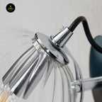 Textured Glass Wall Light – Clear Finish | Decorative Wall Light for Living Rooms, Hallways | Jagmag Lights