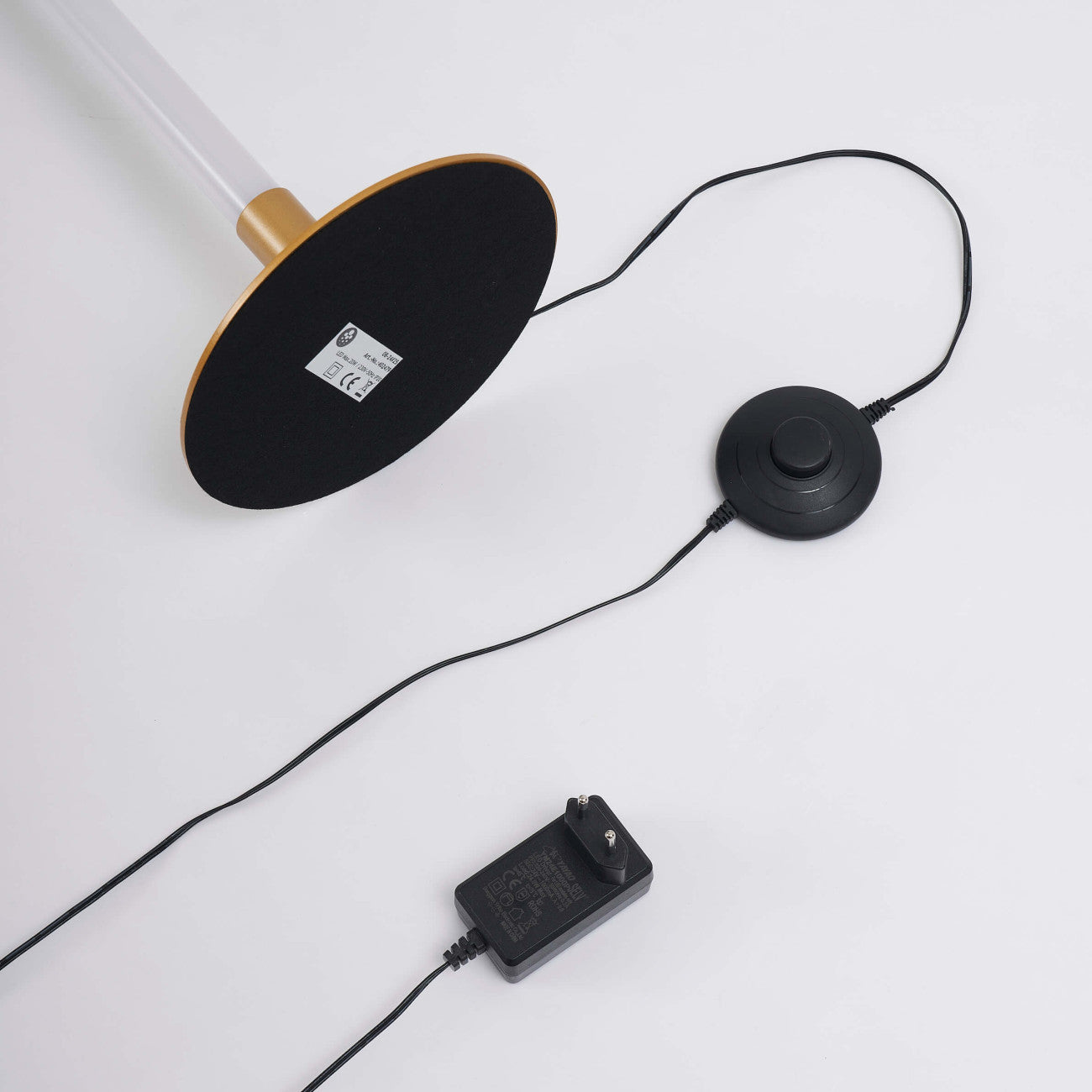 Stainless Steel Golden Floor Lamp – Large Triple Amber Glass | Golden Floor Lamp for Living Rooms | Jagmag Lights