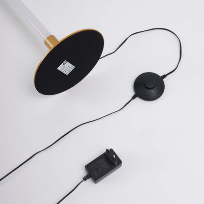 Stainless Steel Golden Floor Lamp – Large Triple Amber Glass | Golden Floor Lamp for Living Rooms | Jagmag Lights