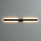 Ultra-Minimalist LED Wall Lamp – Black Slim Bar IP65 | LED Wall Light for Bathrooms & Corridors | Jagmag Lights