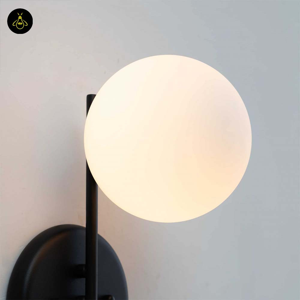 Stainless Steel Wall Light – Matte Black Plant Pot Design | Waterproof Wall Lamp for Living Room, Balcony | Jagmag Lights