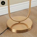 Stainless Steel Floor Lamp – Dual Globe Minimalist | Floor Lamp for Living Room, Bedroom | Jagmag Lights