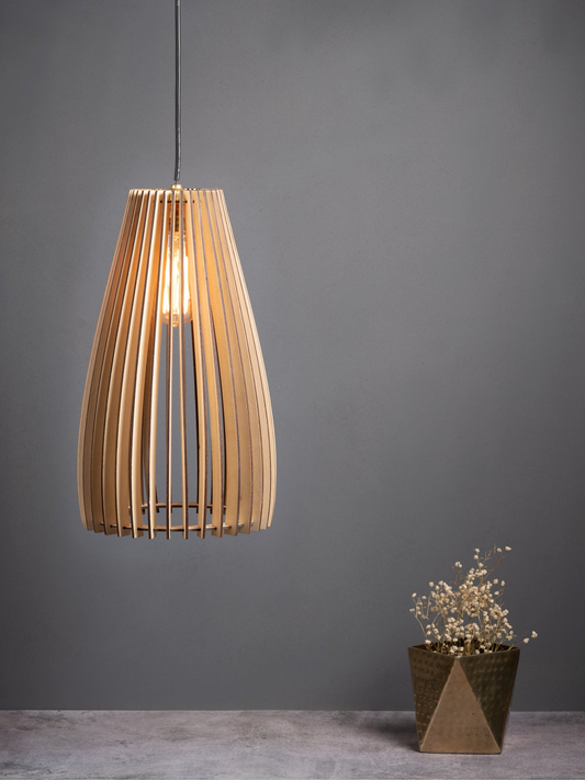 Wooden Hanging Light