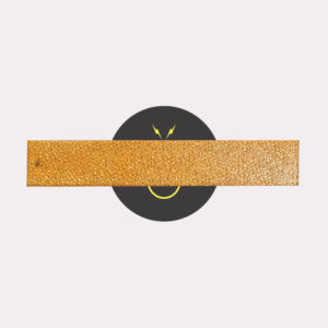 Borosilicate Glass Texture – Gold Finish 300mm | Lighting Component for Chandeliers | Per box 100 pcs