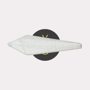 Clear Borosilicate Crystal Edge Glass Bar – 255mm | Chandelier Lighting Component | 100 Pcs In Per Box