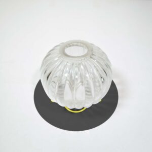 70mm clear glass ball for chandeliers on white background