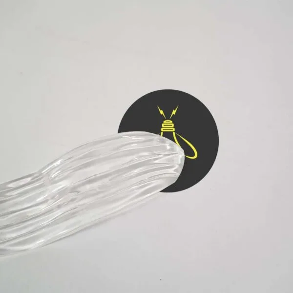 150mm gold bamboo glass leaf for chandeliers, close-up