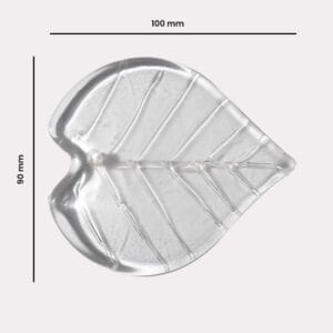 Glass fig leaves supplied 100 pieces per box