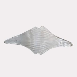 Clear Borosilicate Glass Bird Wings – 220x80mm | Lighting Component for Chandeliers | 100 pcs per box