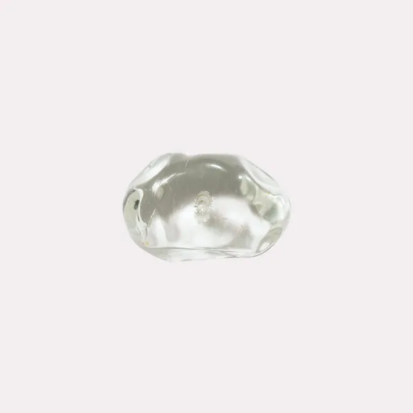 Clear borosilicate glass stones 50×30 mm for chandeliers
