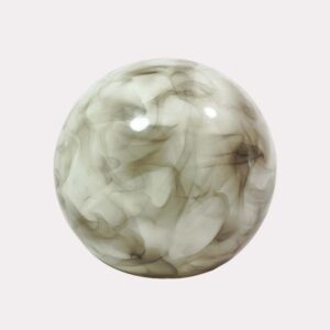 Smoke Borosilicate Glass Globe – 6 Inch Round | Lighting Component for Chandeliers