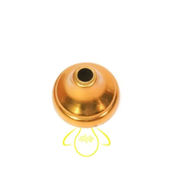 45mm chandelier temple cap with gold-finish stainless steel – Jagmag Lights