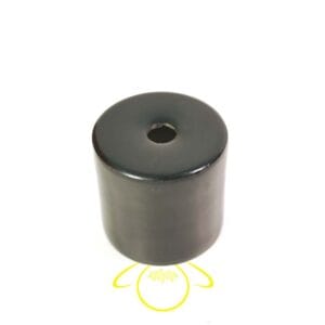 Black E27 candle holder – matte stainless steel candle cover for modern chandeliers and wall lights