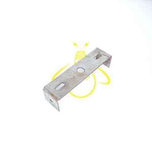 Stainless steel mounting bracket fixing holes detail