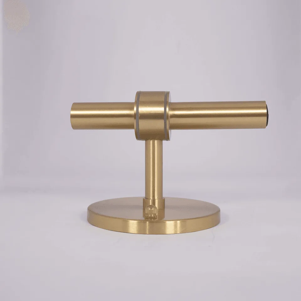 Up Down Wall Light – Opal Glass Wall Sconce, Satin Brass Finish, 35 cm 5 Satin brass finish 304 stainless steel bracket and round backplate of the wall sconce for bedroom, shades removed