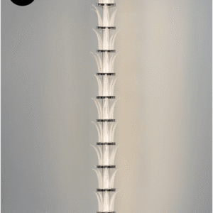 Jagmag Chandelier Light - Talar Collection, Handcrafted Murano Glass with Aluminum, 118x8x9 Inches, Dimmable LED for Luxurious Ambiance - Fancy and Decorative lights - Brand name jagmag lights