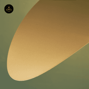 Detail of the flowing curve of the Piuma pendant
