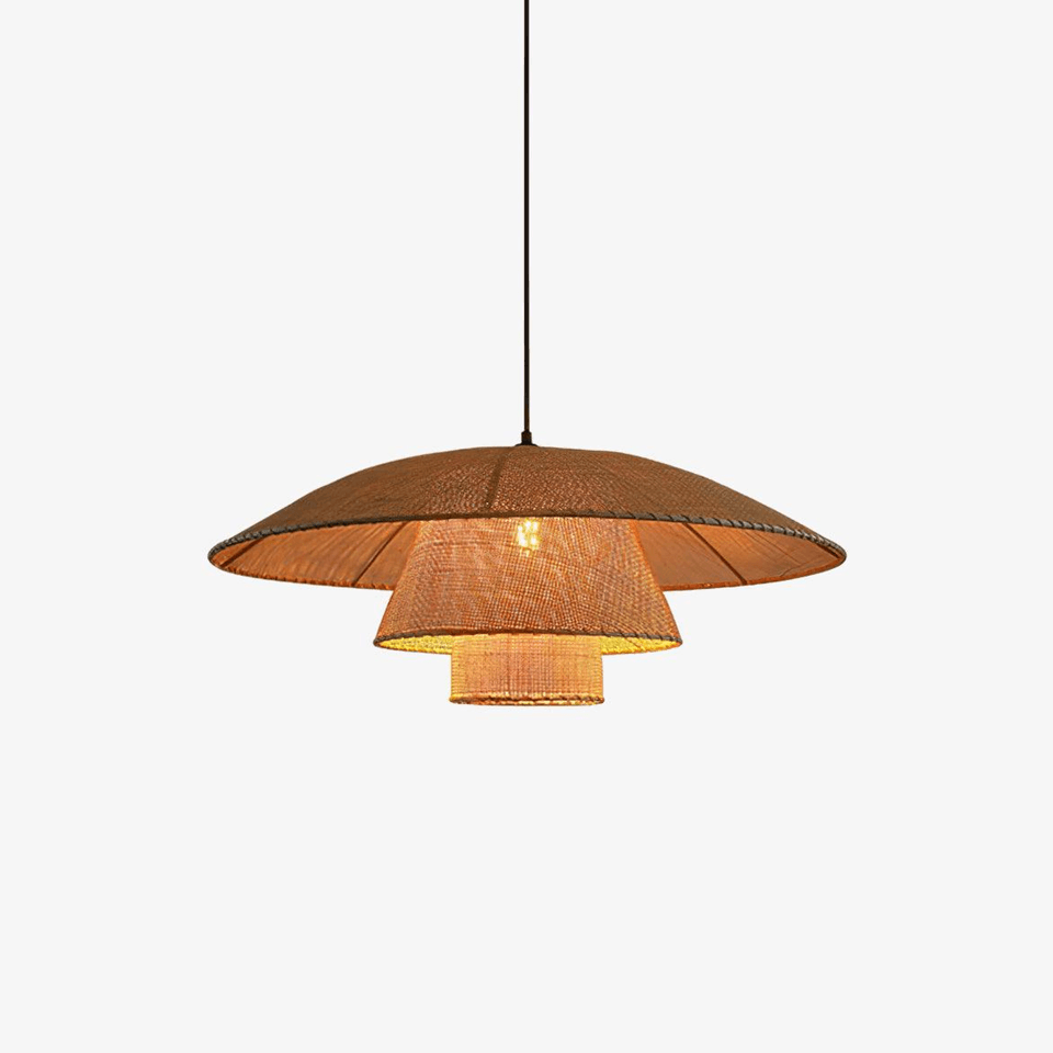 Jagmag Lights Rattan Pendant Light | Hat Weave Design | E26/E27 - Fancy and Decorative lights - Brand name jagmag lights