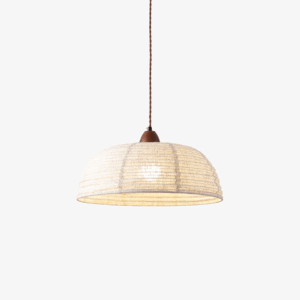 Jagmag Lights Wood and Fabric Pendant Light | Wabi-Sabi Design | E26/E27 - Fancy and Decorative lights - Brand name jagmag lights