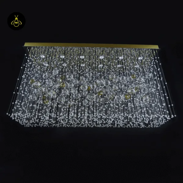 Crystal ball chandelier showcasing cascading crystal balls – Jagmag Lights