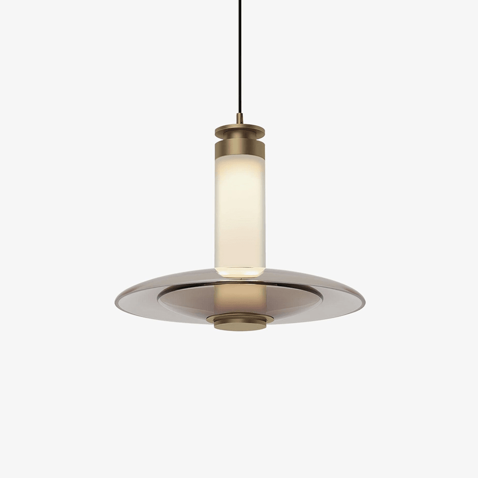 Jagmag Lights Frosted Glass Pendant Light | Float Design | LED | Gold/Black | India - Fancy and Decorative lights - Brand name jagmag lights