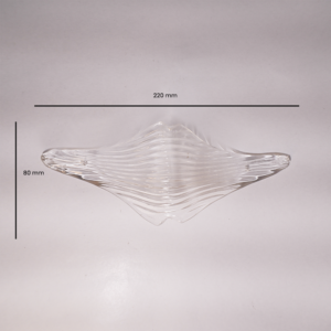 Borosilicate Glass Bird Wings – Chandelier Glass Component, 220×80mm (100 pcs)