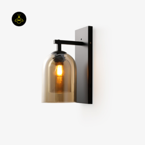Modern Glass Tubular Wall Lamp – Fancy Smoke Grey Lights for Wall | Jagmag Lights