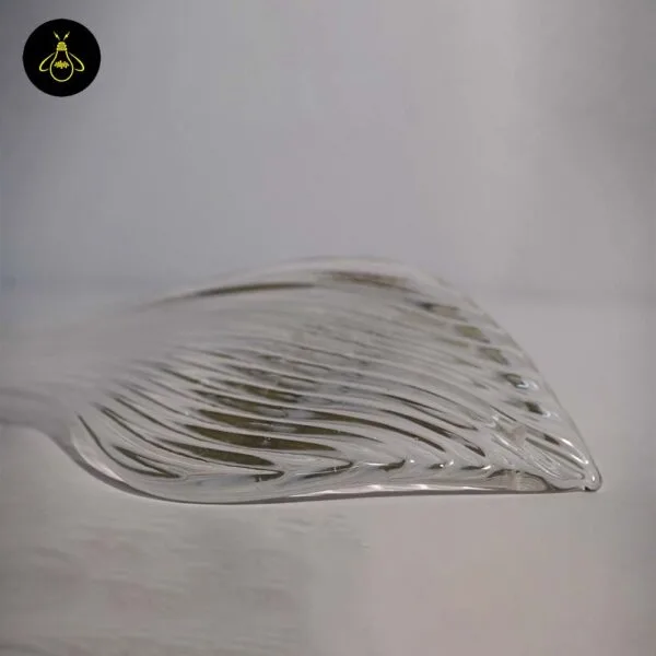 Clear borosilicate snake plant glass leaf, chandelier spare part