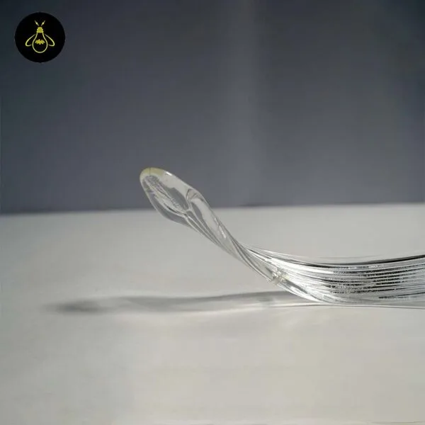 Clear borosilicate snake plant glass leaf for jhumar repair