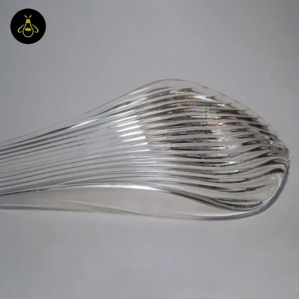 Snake plant glass leaf for layered chandelier work