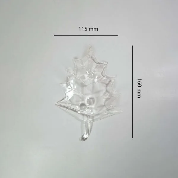 Glass maple leaves supplied 100 pieces per box