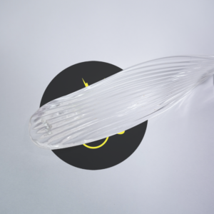 Borosilicate Glass Infinity Leaf – 200x40mm Clear | Chandelier Part | 100 pieces per box