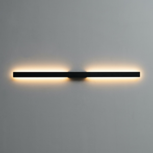Ultra-Minimalist LED Wall Lamp – Black Slim Bar IP65 | LED Wall Light for Bathrooms & Corridors | Jagmag Lights