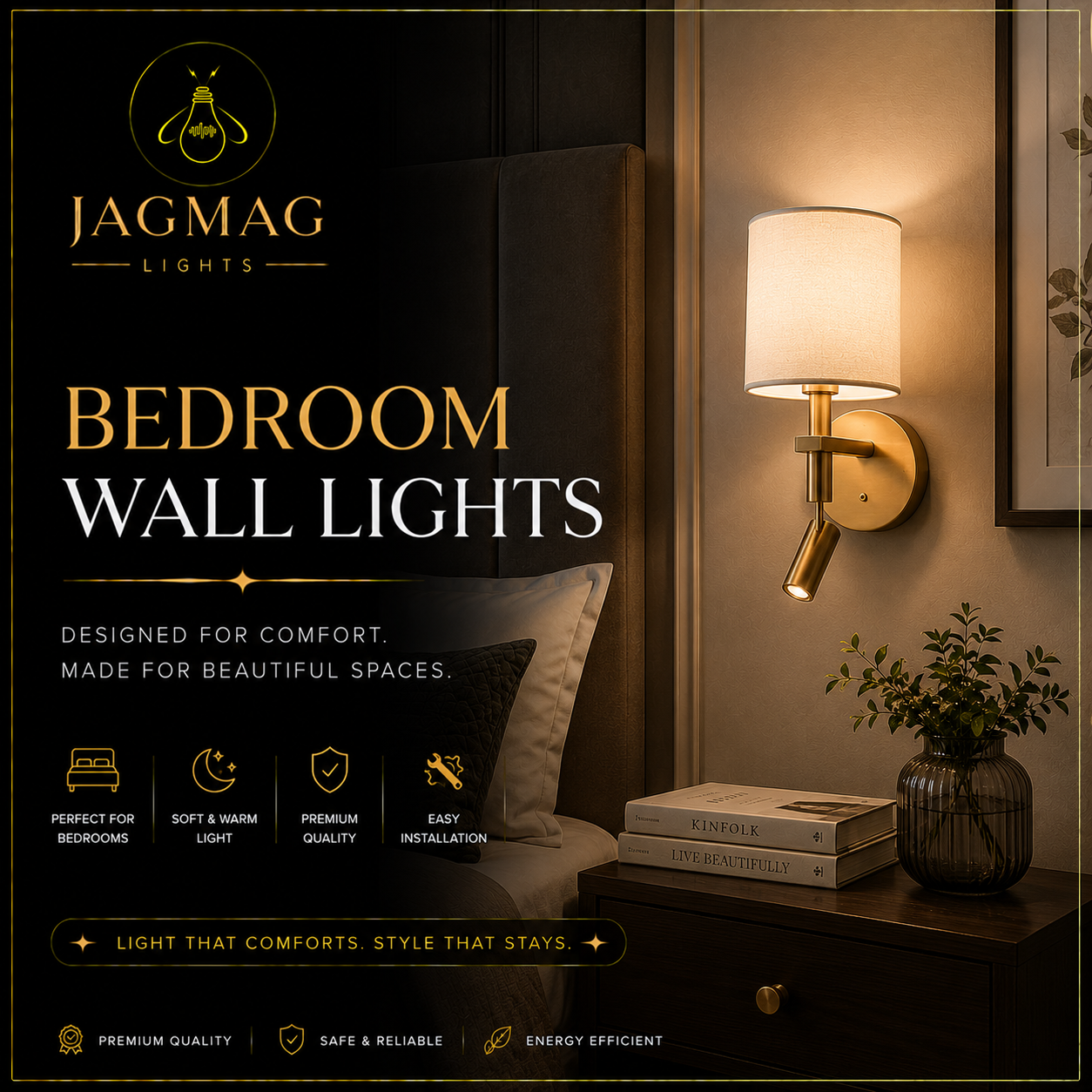 Bedroom Wall Lights — Jagmag Lights interior