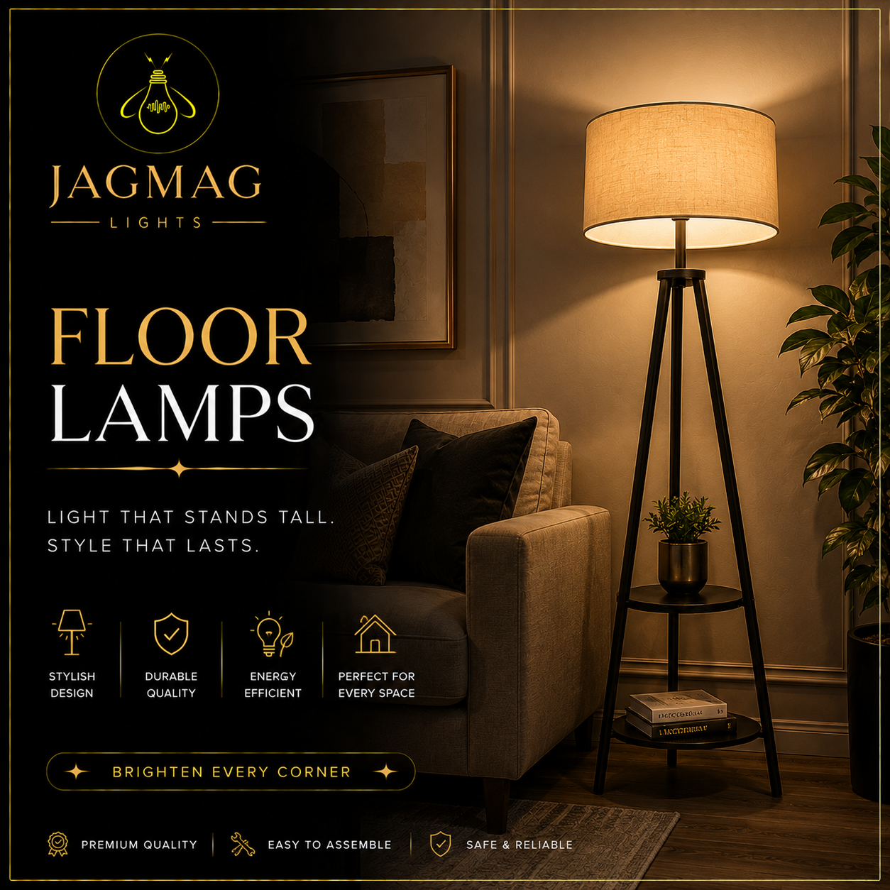 Floor lamps — Jagmag Lights interior
