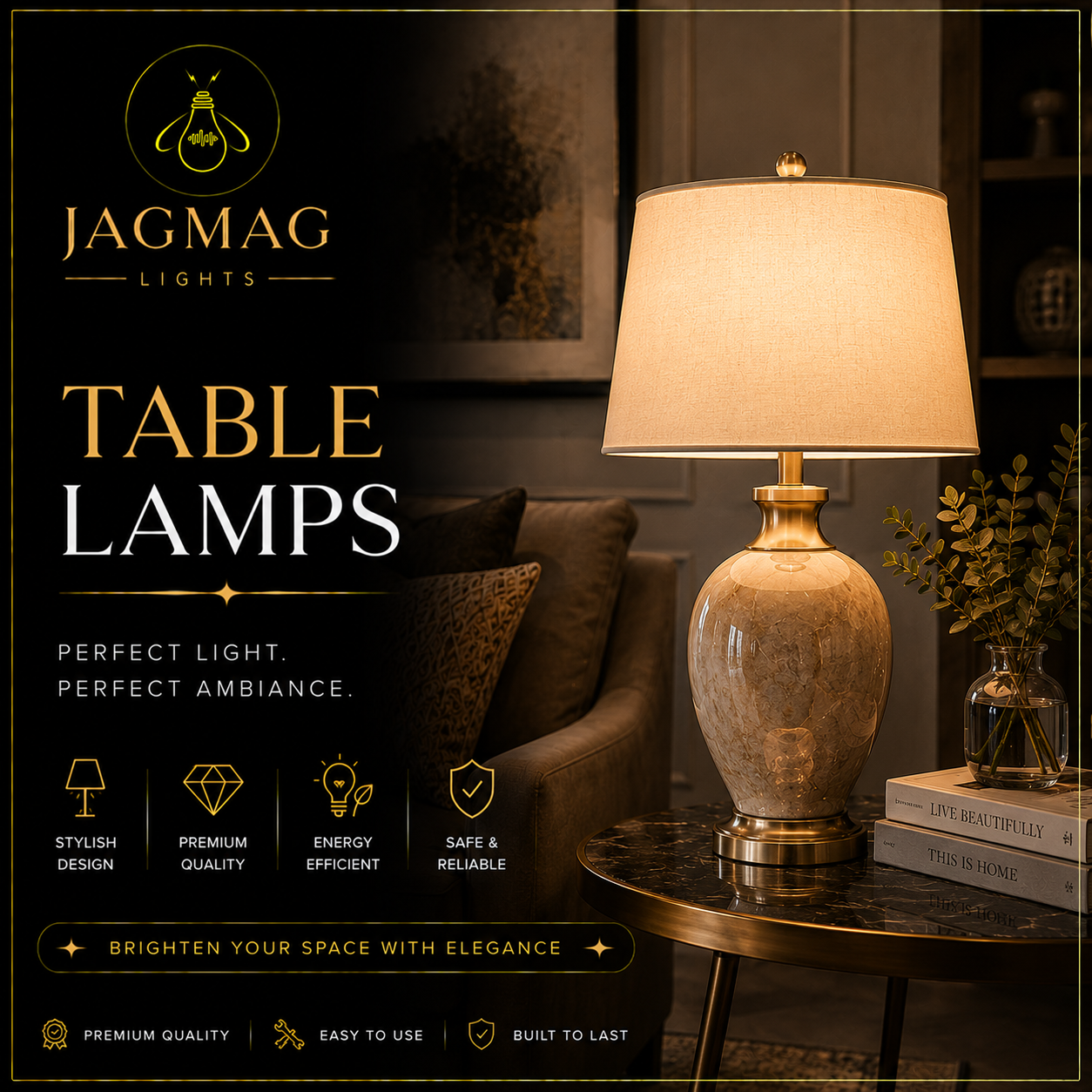 Table lamps — Jagmag Lights interior