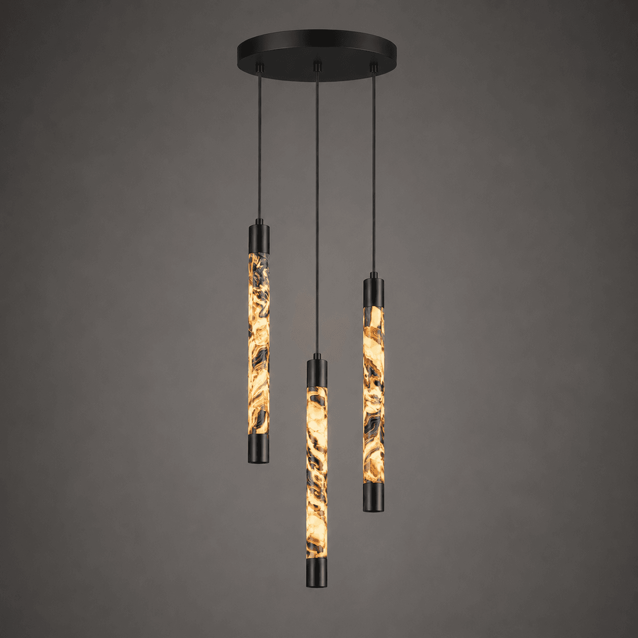 Alabaster Twist Pendant Light – 3-Light Cluster | Jagmag Lights 2 Alabaster Twist Pendant Light – 3-Light Cluster | Jagmag Lights - Image 2
