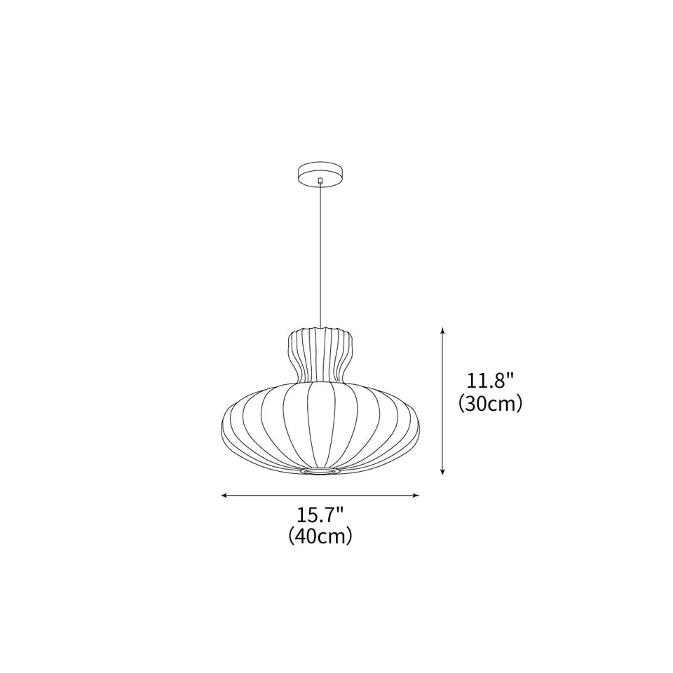 Cocoon Pendant Light – Onion Dome, 40 cm | Jagmag Lights 8 Cocoon pendant light dimensions: 40 cm diameter, 30 cm height